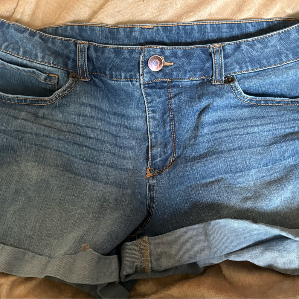 Blue Denim Shorts